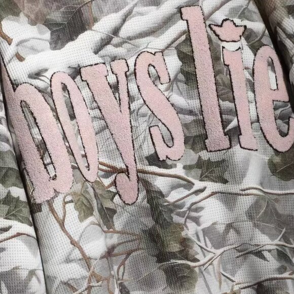 Boys Lie Rose Colored Glasses Thermal Longsleeve Sweatshirt - Picture 5 of 6